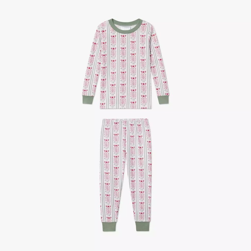 LAKE Kids Long-Long Set in Scarlet Antoinette Size 4T